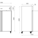 ARMOIRES RÉFRIGÉRÉES 2 PORTES 1400LT t°+